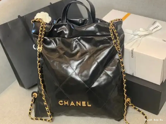 First Bag Ru CHANEL LARGE BACKPACK 22 0503